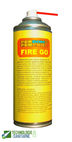 FIRE Go spray wypalacz sadzy
